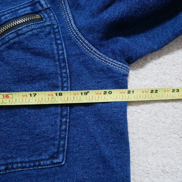 Wallace & Barnes Indigo fleece deck jacket - Picture 4 of 6